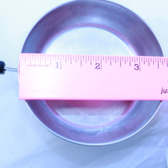 Revere Ware 1801 Copper Bottom Mini Frypan - 3.75 Inch x 1 Inch - Vintage - Picture 5 of 6